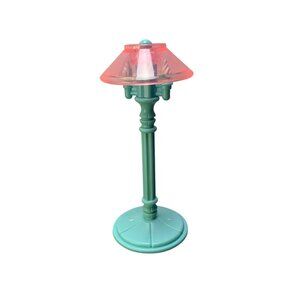 Vintage Fisher-Price 96 Loving Family Dollhouse Lamp With Pink Shade